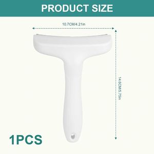 Peigne anti-poils NOVISON haute efficacité en plastique, design minimaliste, à dents fines et denses, courbé, efficace pour l'élimination des poils de chat et de chien - Product Image 2
