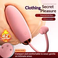Fernbedienungsfähiger Kabelloser Vibrator für Orgasmus und Masturbation Kleiner Weicher Aufladbarer Tragbarer Erwachsenenartikel