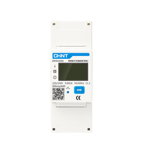Chint Kunlun Series DDSU666 220V 0.25-0.5(80)A 2P Compteur d'énergie électronique avec rail de guidage