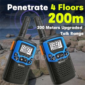 Myyetra MYT-353รับส่งสัญญาณไร้สายแบบสองทางรุ่น FRS PMR446ป้ายทะเบียนแบบพกพาได้ฟรี UHF 5W IPx4กันน้ำ1000-1500mAh - Product Image 4