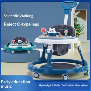 <span class=keywords><strong>Primi</strong></span> <span class=keywords><strong>Passi</strong></span> per Bambini e Bambine, Girello Multifunzionale in Plastica Anti-O-Shape, Anti-Rollover, per Imparare a Camminare - Product Image 4