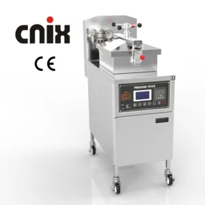 Factory fast food kitchen electric pressure fryer PFE-600L automatic kitchen equipment Broster chicken machinery