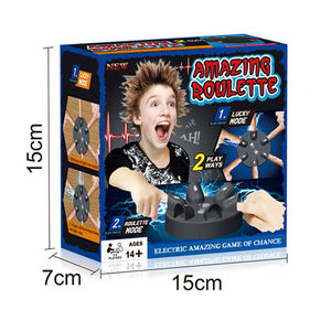 Machine à <span class=keywords><strong>roulette</strong></span> électrique Lucky Finger, jeu de hasard incroyable, détecteur de mensonges électrique, <span class=keywords><strong>roulette</strong></span> de choc, jeu de fête - Product Image 1