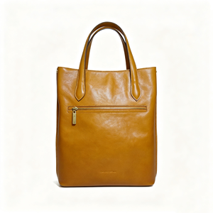 Elegant Ladies Large Capacity Vintage <b>Tote</b> <b>Bag</b> Removable Adjustable Strap Front Zipper Pocket <b>Work</b> Handbag - Product Image 2