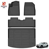 Tapis de luxe découpé au Laser thermoformé protecteur 3D Tpe tapis de sol de voiture pour BYD Yuan Pro / Yuan Up / Atto 2 tapis de sol 2024-2025