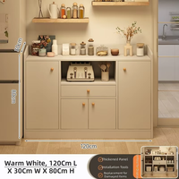 Armoire de rangement en bois minimaliste moderne sur pied, double porte, 2 tiroirs, multifonctionnelle, salon, salle à manger