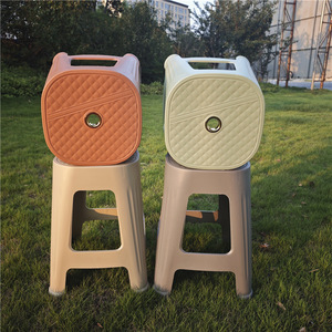 <b>Plastic</b> Square <b>Stool</b> 29x47 Cm Durable Bar <b>Stool</b> For Home Outdoor Use - Product Image 3