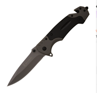 Couteau pliant industriel utilitaire, manche en aluminium durable, lame en acier 3cr13/ABS, 22,7 cm, pour extérieur, bricolage, survie, OEM ODM acceptés