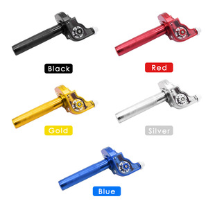 Acelerador de giro grande CNC de aleación de aluminio con empuñadura antideslizante para modificación y mejora de motocicletas - Product Image 1