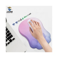 Ensemble clavier et souris PORON avec repose-poignets en mousse à mémoire de forme antidérapante, personnalisable, pour le gaming et le bureau, en stock