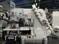 Machine à coudre à grande vitesse multi-aiguilles ST-008-04085P/VWL pour l'insertion/fixation d'élastiques (avec guide de tissu LR E) à usage domestique
