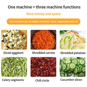 Tagliaverdure Multifunzione a Doppia Testa di Alta Qualità per Affettare, Tagliare a Cubetti e Tritare, Migliorando l'Efficienza Lavorativa - Product Image 4