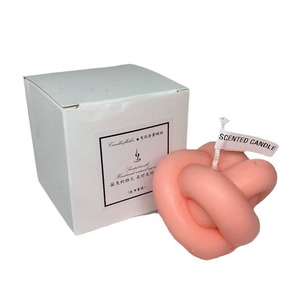 Vela aromática en forma de bola con hilo tubular retorcido, cera de soja mixta, artículo decorativo para el hogar y fotos de Instagram - Product Image 4