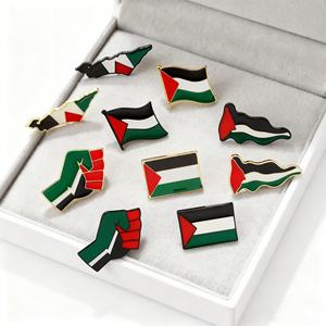Pin de Solapa Personalizado con la Bandera Nacional de Palestina, para Sombrero, Bufanda, Bolso, Ropa, Joyería, Accesorios, Broche con Mapa de Palestina - Product Image 3