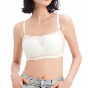 Soutien-gorge tube confort d'été, bretelles amovibles, invisible, sans couture, antidérapant, anti-exposition, push-up, fin et respirant - Product Image 2