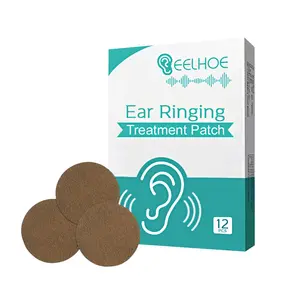 EELHOE stiker plastik akupunktur, stiker pereda Tinnitus, stiker untuk rehabilitasi telinga dan pendengaran, colokan CN, perawatan kepala tipe