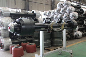 Essieu de remorque lourd américain LUEN - Acier haute résistance, neuf, parfait pour les <span class=keywords><strong>semi</strong></span>-remorques, pièce de rechange fiable et durable - Product Image 6