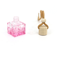 Flacons de parfum suspendus en verre pour voiture, diffuseurs d'arômes cosmétiques colorés de luxe du fabricant, 6 ml et 10 ml, emballage inclus