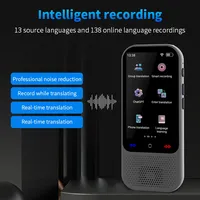 Dispositif de traduction linguistique portable S80 Pro, 138 langues, traduction vocale/photo, 16 langues en interprétation simultanée hors ligne, ChatGPT