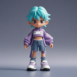 Figurine de collection <span class=keywords><strong>3D</strong></span> en PVC personnalisée, kit de modélisme, jouet en plastique PVC, figurine d'action <span class=keywords><strong>manga</strong></span>, sur commande, divertissement - Product Image 2