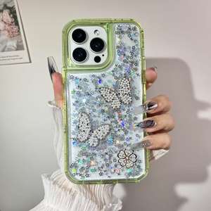 Funda protectora para teléfono con purpurina brillante de 3 capas para Huawei Honor 400 Lite <span class=keywords><strong>Play</strong></span> 9A 2024 Magic 7 Lite 5G X6C - Product Image 6