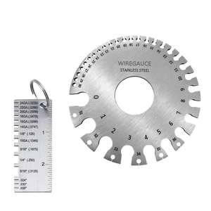 Regla Medidora de Espesor de Acero de Grado Industrial con Anillo para Llaves para Mediciones de Precisión - Product Image 4