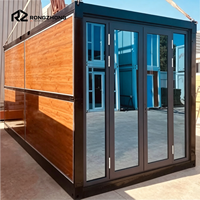 Maison conteneur pliable 20 pieds 40 pieds, maison conteneur portable pliable, assemblage rapide, installation rapide