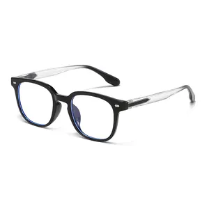 Customizable High-Quality Eyeglass Frame Anti Blue Light Box Plastic Unisex Glasses