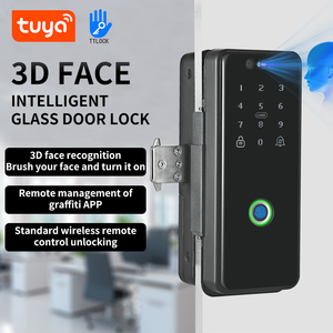 तुया वाई-फाई 3 डी फेस रिकग्निशन स्मार्ट ऑफिस ग्लास डोर संयोजन लॉक सिंगल डोर डबल डोर बिना ओपन एक्सेस कंट्रोल लॉक - Product Image 5
