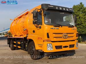 Nuevo Diesel Manual 16 Cbm Sanhuan Haolong Joint Sewage Clearance Vehicle para la venta - Product Image 4