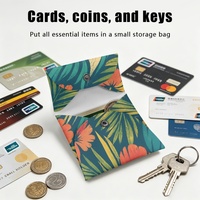 Porte-cartes pliable à motif floral Hibiscus Sunburst en PU, directement de l'usine, pour cartes, pièces de monnaie et espèces