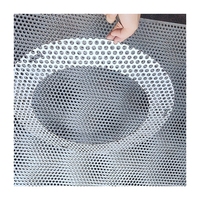 Tôle d'acier inoxydable microperforée personnalisée de haute qualité Panneau criblé de trous fins Micro-trous Découpe de taille soudée perforée