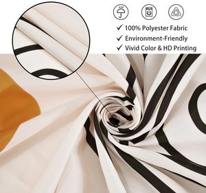 Boho Moderne Salle <span class=keywords><strong>De</strong></span> Bains Décor Minimaliste Abstrait Arche <span class=keywords><strong>Soleil</strong></span> Rideau <span class=keywords><strong>De</strong></span> Douche Lignes Simples Motif Géométrique <span class=keywords><strong>Beige</strong></span> Couleur Polyester - Product Image 4