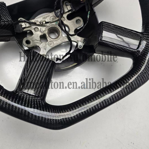 Volant en cuir perforé en fibre de carbone pour Chrysler 300C – Modèles à succès en vente directe - Product Image 5