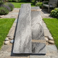 TY Shandong Granit Gris Blanc Naturel Écologique Moderne, Petite Dalle Brossée, Solution Complète pour Plans de Travail de Cuisine de Villa et de Parc
