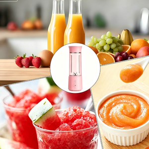 Latest Powerful Motor Personal Blender Portable Juicer Cup Cordless Smoothie <b>Maker</b> Squeezer Tumbler for Small Ice Cubes Shake - Product Image 4