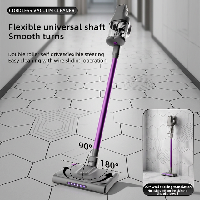 Hot Sale Lightweight Cordless Stick Vacuum Cleaner 10KPA 140w Runtime HEPA Filter for Hardwood Floors Pet Hair Household