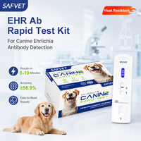 Kit de test rapide Ehrlichia Ab pour chien, détection des anticorps de l'Ehrlichiose canine transmise par les tiques, produits vétérinaires, prix d'usine