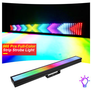 SHTX Factory Direct 666 Pcs Long Bar Pixel Strobe Light Led Music Dynamic Rhythm Strobe Wash Stage Lights for Bar Dj Disco Event - Product Image 1