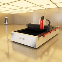 Découpeuse laser à fibre CNC 3000W à isolation des vibrations, haute précision pour la découpe de métaux fins en alliage