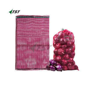 Roja Beliebte Netzbeutel Verpacken Von Gemuse Und Obst Mit Rotem Kordelzug Fur Norwegische Markte Von Guter Saco De Malla - Product Image 1