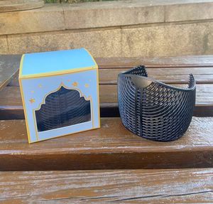 Hijabs musulmanes accesorios joyería pañuelo bufanda moda corona antideslizante agarre aleación bufanda corta permitir circulación de aire Floral - Product Image 3