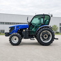 Livraison Gratuite – Tracteur Agricole Compact 4x4 avec Cabine, Moteur 50HP, 80HP, 100HP, Pompe à Eau et Engrenages, Idéal pour Petites Exploitations et Jardins
