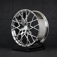 Jantes forgées à rayons croisés chromées personnalisées 17-24 pouces 5x112 5x114.3 5x120 pour Lexus GS Toyota Crown Nissan Fuga