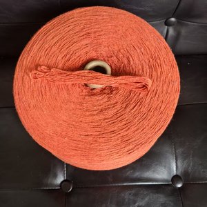 Hilo de Algodón Reciclado y Poliéster Mezclado Naranja OE Ne8/2, Hilo Ecológico para Hamacas Más Vendido a Precio Directo de Fábrica - Product Image 3