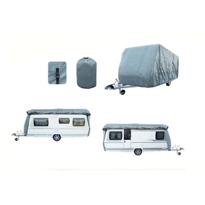 Couverture de voiture en tissu Non tissé imperméable Portable pour <span class=keywords><strong>camping</strong></span>-<span class=keywords><strong>car</strong></span> et caravane <span class=keywords><strong>pare</strong></span>-<span class=keywords><strong>brise</strong></span> équipement de voyage accessoires extérieurs - Product Image 3