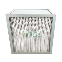 Filtre à boîte personnalisé, séparateur plissé profond, hotte à flux laminaire, filtre HEPA H13 H14 pour système de ventilation