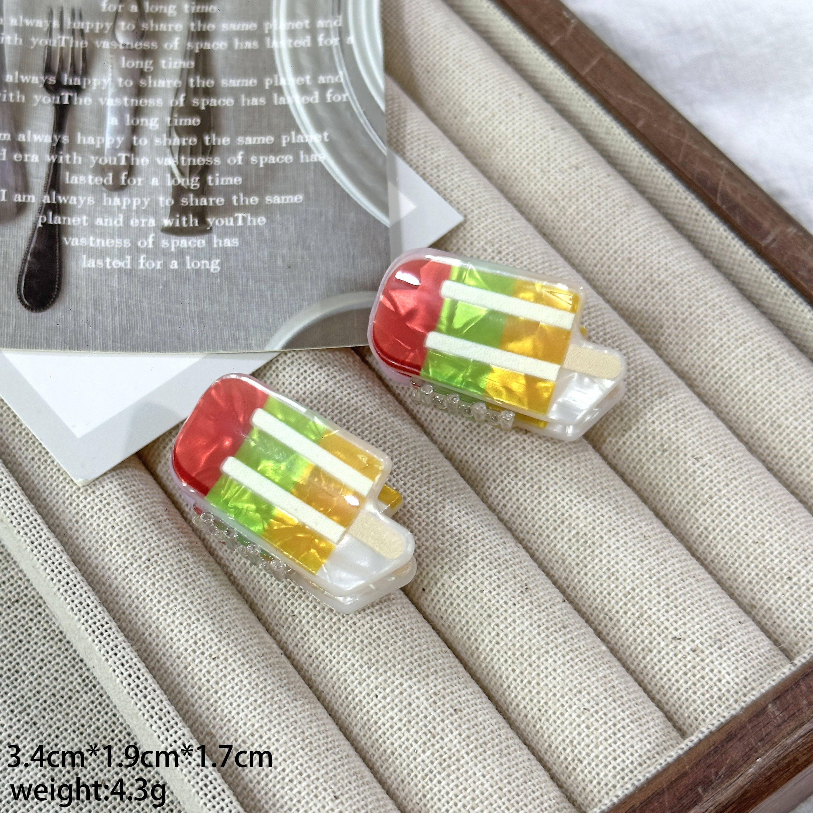 Barre de glace jaune-Unique