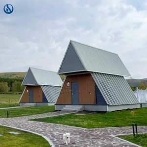 Casas Prefabricadas Pequeñas de Madera, <span class=keywords><strong>Cabañas</strong></span>, Chalets Modulares Ecológicos con Energía Solar, Ideales para Playa o Parque - Product Image 3