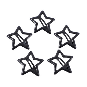 Pince à cheveux étoile à cinq branches 5 cm, pince BB colorée, accessoire quotidien pour femme - Product Image 5